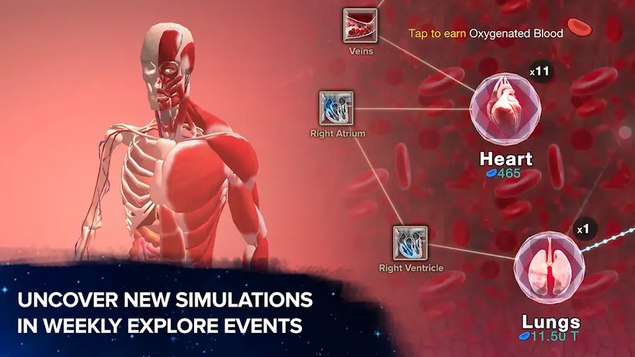 Schermata di gioco di Cell to Singularity